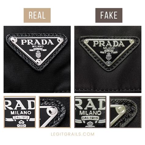 prada logo fake vs real|prada serial number checker.